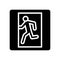 safety plan emergency glyph icon vector illustration