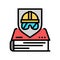 safety procedures tool work color icon vector illustration