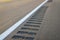 Safety rumble strips on a highway shoulder