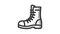 Safety Shoes line icon. linear style sign for mobile concept and web design.