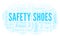 Safety Shoes word cloud.