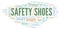 Safety Shoes word cloud.