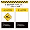 Safety sign template careful crocodiles, beware of wild animals