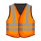 Safety vest vector icon.Cartoon vector icon isolated on white background safety vest.