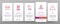 Safety Work Elements Icons Onboarding Set Vector