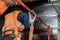 safety at work safety belt installation repairing process