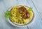 Saffron Risotto with Crispy Pork