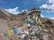 Sagarmatha national park, Nepal - May 14th, 2019: Memorial stupa of Scott Fischer, climber and expedition leader died in