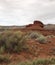 Sagebrush, Red Dirt and Rock Formation