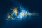 Sagittarius Horoscope Sign. Abstract night sky background