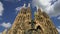 Sagrada Familia by Antoni Gaudi in Barcelona, Spain