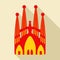 Sagrada Familia. Vector illustration