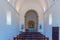 Sagres, Portugal, June 20, 2021: White chapel inside of the fort