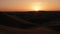 Sahara desert. Dawn.