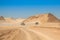 Sahara desert near Ong Jemel in Tozeur,Tunisia.