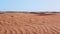 Sahara desert with ripples on sand dunes, travel landscape