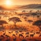 Sahara Serenity: African Sunset Safari