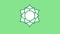 Sahasrara line icon on the Alpha Channel