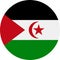 Sahrawi Arab Democratic Republic Flag Vector Round Flat Icon