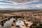 Sahuarita Lake and new home development in Arizona near Tucson