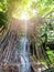 Sai Yoi Waterfall at Huai Hong, Tao Ngoi District, Sakon Nakhon Province, Thailand