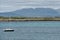 Sail boat in Bunowen Bay