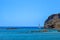 Sail boat in Elounda harbour