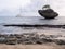 Sail boat in Flying Fish Cove, Christmas Island, Australia