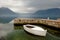 Sail boat in Kotor bay Montenegro