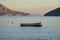 Sail boat in Kotor bay Montenegro