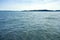 Sail boat on the lake view of Tihany from BalatonfÃ¼red