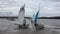 Sail Boats Beaching in Rose Bay, Sydney, Australia