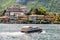 sail on italian lakes boat trip to San Giulio island in the Orta lake