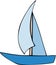 Sail logo illustration on white