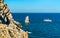 The Sail rock and the Eagle figure in Gaspra - Yalta, Crimea