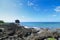 Sail rock in the kenting national park taiwan