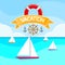 Sail Yacht Boat Sea, Sailing Ocean Vacation Logo