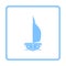 Sail Yacht Icon Front View