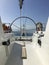 Sail Yacht steering wheel sailing