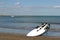 Sailboard on beach