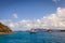 Sailboat anchorage in British Virgin Islands