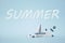 Sailboat and Blue Scene: Embrace the Serenity of Summer