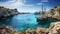 Sailboat In Blue Waters: Stunning Mediterranean Scene In Uhd
