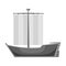 Sailboat. The boat sails from the wind. Water transport for skating.Transport single icon in monochrome style vector