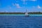 Sailboat in Bora Bora