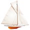 Sailboat. Classic racing yacht