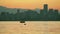 Sailboat Crossing English Bay at Dawn, Vancouver