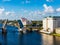 Sailboat Through Drawbridge