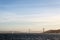 Sailboat and golden gate bridge on sunny day