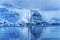 Sailboat Icebergs Glacier Snow Mountains Paradise Bay Skintorp Cove Antarctica